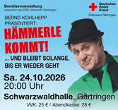 HÄMMERLE KOMMT - und bleibt bis er geht